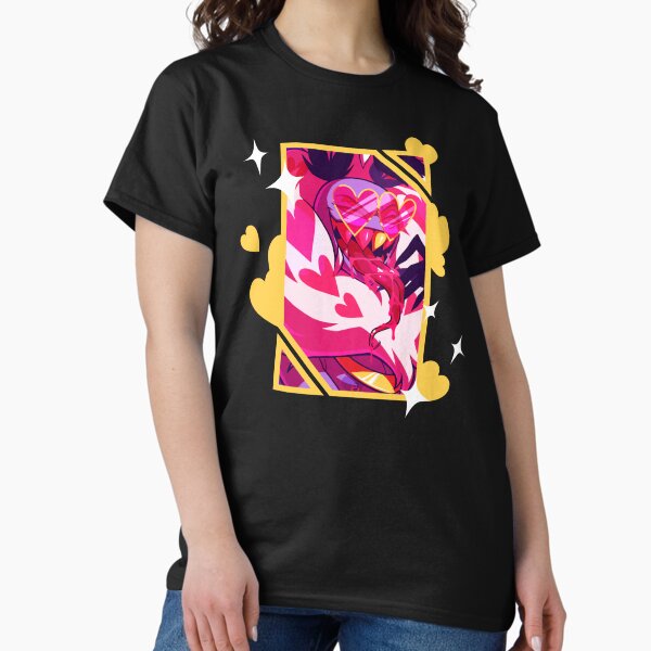 Hazbin Hotel Tシャツ ハズビンホテル ヴォックス ヴァレンティノ Hazbin Hotel The Vees Velvet Vox Valentino Unisex Softstyle