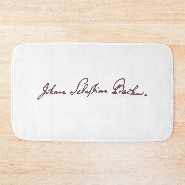 Item preview, Johann Sebastian Bach  Signature designed and sold by Gentle40Winks.