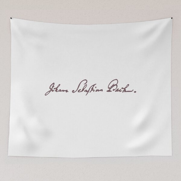 Item preview, Johann Sebastian Bach  Signature designed and sold by Gentle40Winks.