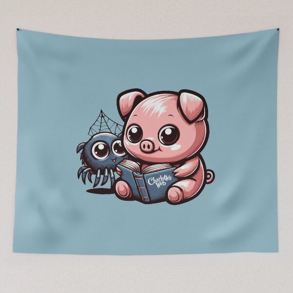 Item preview, Bffs - The piglet and the spider designed and sold by Monkey-Bar.