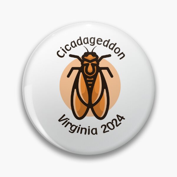 Item preview, Cicadageddon Virginia 2024 designed and sold by EmeraldeaArt.