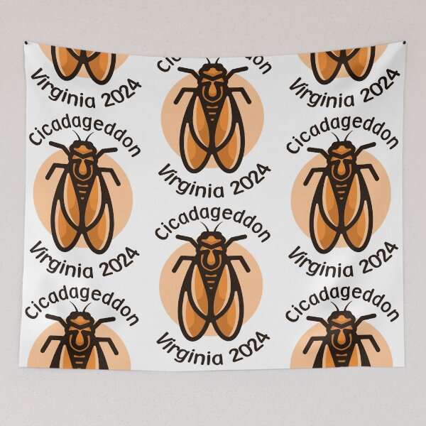 Item preview, Cicadageddon Virginia 2024 designed and sold by EmeraldeaArt.