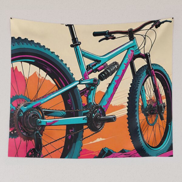 Item preview, Trail Conqueror: Unveiling the Majesty of the Mountain Bike designed and sold by GrizzlyCollective.
