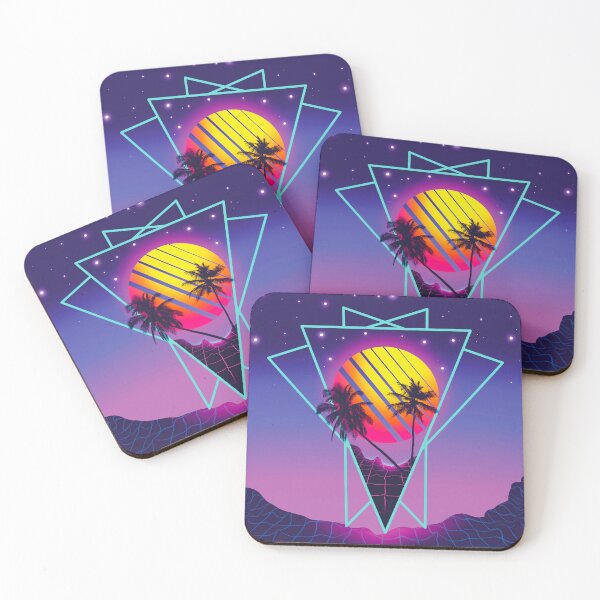 Item preview, Vapourwave sunset very pink 80s vibe designed and sold by ByteMode.