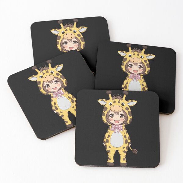 Item preview, Anime Girl In Giraffe Costume designed and sold by zaqare.