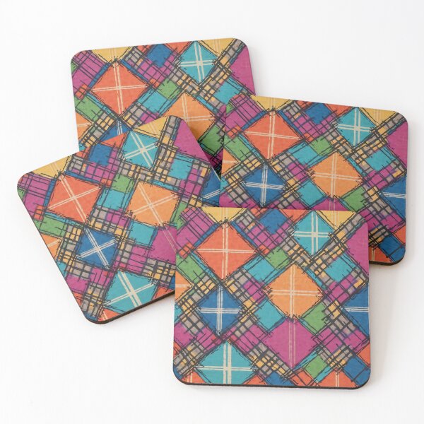 Item preview, RogerPattern - "Geometric Harmony: Square Pattern for Fashion and Home" designed and sold by RogerPattern.