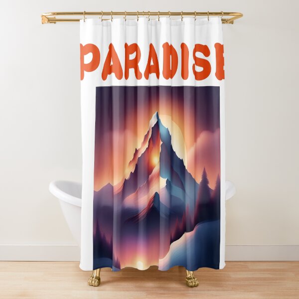 Item preview, SNOWY MOUNTAIN AT SUNSET designed and sold by Yeyishop.