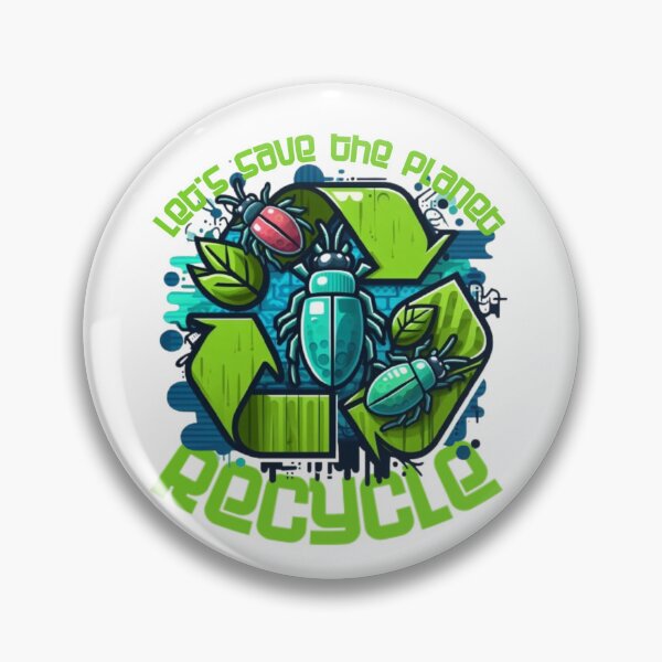 Item preview, LET'S SAVE THE PLANET, RECYCLE designed and sold by AvalonTshirts.
