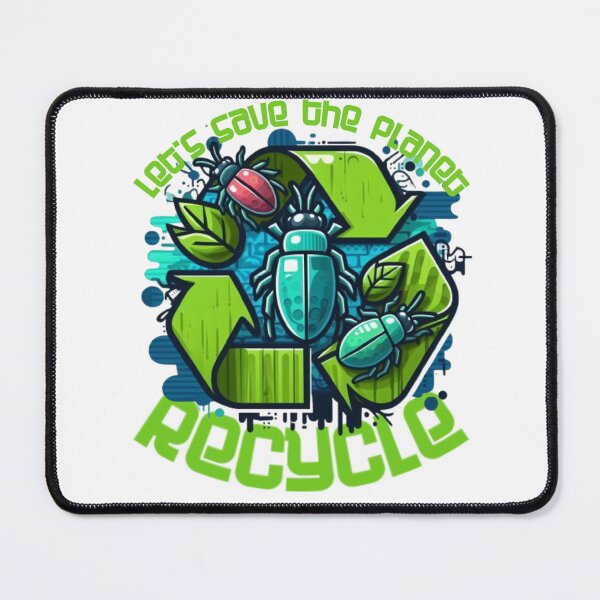 Item preview, LET'S SAVE THE PLANET, RECYCLE designed and sold by AvalonTshirts.