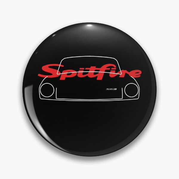 Item preview, Triumph Spitfire classic 1970s British car front and emblem designed and sold by soitwouldseem.