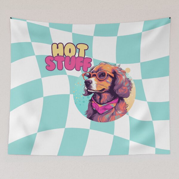 Item preview,  Hot stuff retro spaniel in sun glasses designed and sold by BritishDelights.