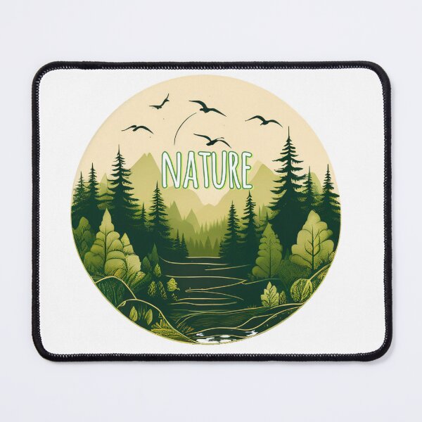 Item preview, Nature's Whisper - Eco-Friendly Forest and Ocean Art v3 designed and sold by KriticalDesigns.