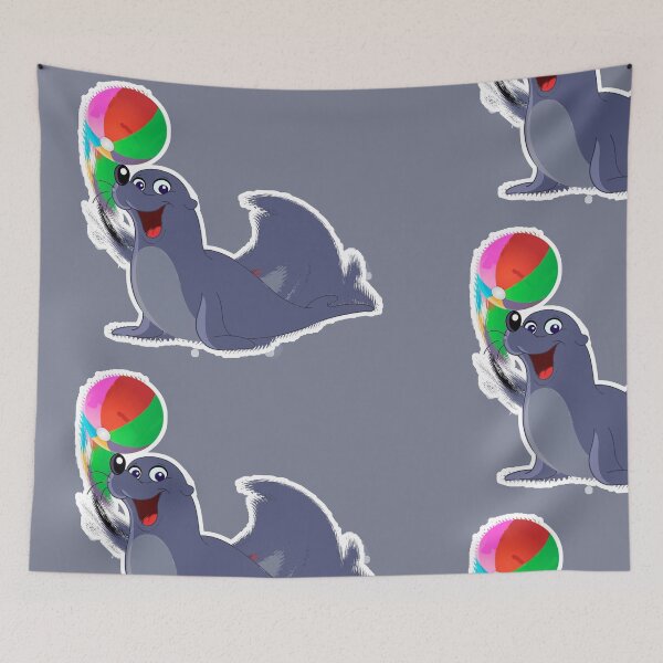 Item preview, Happy seal FC designed and sold by Fundodecoral.