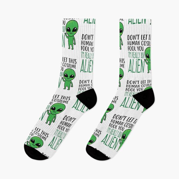 Item preview, Don't Let This Human Costume Fool You I'm Really an Alien designed and sold by jaygo.