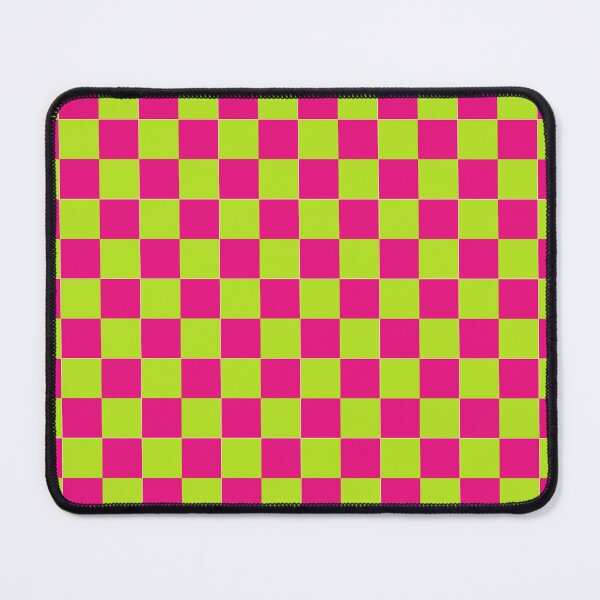 Item preview, Checkered Pink and Green Classic Checkerboard Pattern - designed and sold by PurpleLoveStore.