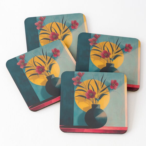 Item preview, Cubist Blooms Pretty designed and sold by lupesparx.