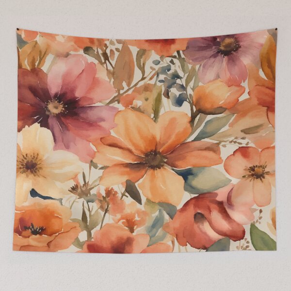 Item preview, flower pattern, seamless pattern, floral pattern, Vintage floral seamless watercolor pattern designed and sold by asbno19.