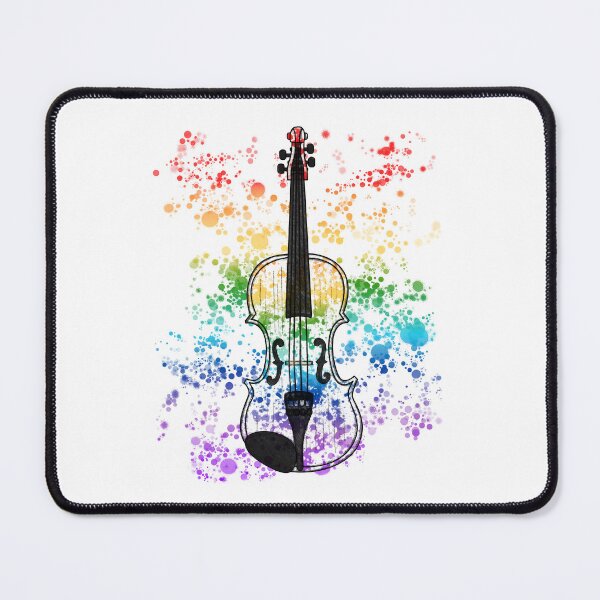 Item preview, Violin Rainbow Colours Violinist String Player Orchestra Musician designed and sold by doodlerob.