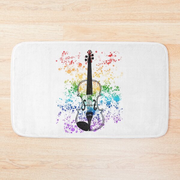 Item preview, Violin Rainbow Colours Violinist String Player Orchestra Musician designed and sold by doodlerob.
