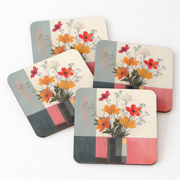 Item preview, Cubist Blooms Squared designed and sold by lupesparx.