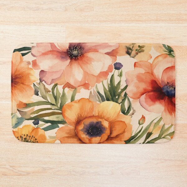Item preview, flower pattern, seamless pattern, floral pattern, Vintage floral seamless watercolor pattern designed and sold by asbno19.