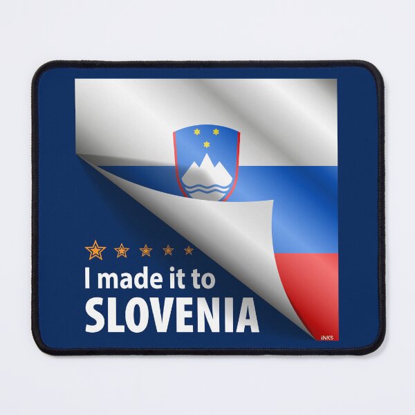 Item preview, I Made It To SLOVENIA Flag Slovenian Flag Sticker T-Shirt 01 designed and sold by LocationInks.