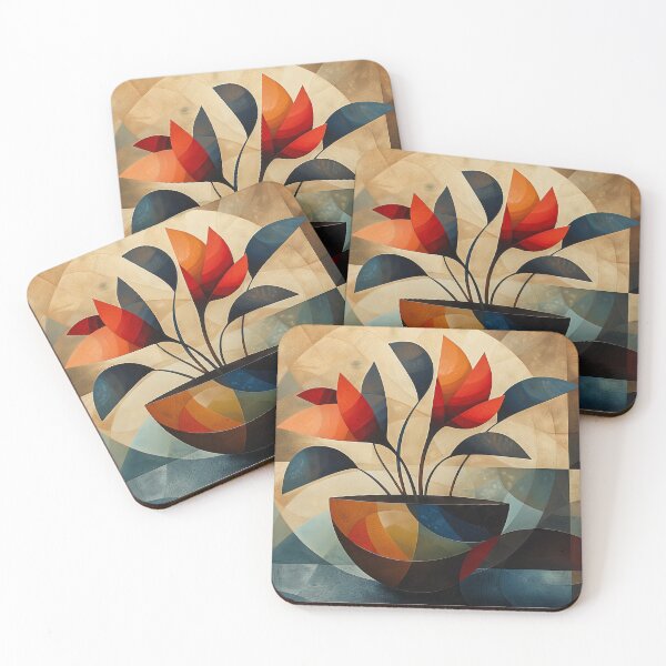 Item preview, Cubist Blooms Cozy designed and sold by lupesparx.