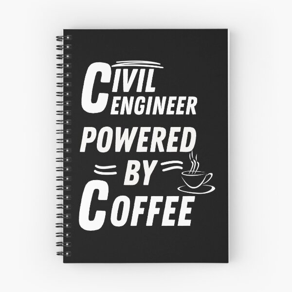 Item preview, Civil Engineer powered by coffee designed and sold by annoying-shirts.