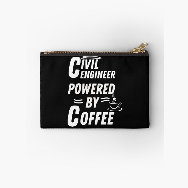 Item preview, Civil Engineer powered by coffee designed and sold by annoying-shirts.