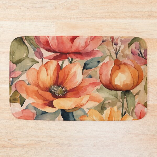 Item preview, flower pattern, seamless pattern, floral pattern, Vintage floral seamless watercolor pattern designed and sold by asbno19.