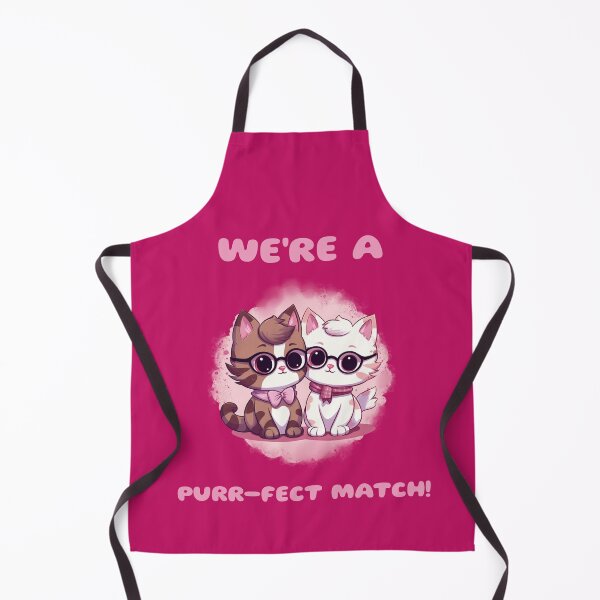 Item preview, We're A Purrfect Match Funny designed and sold by Harmonick-Tees.