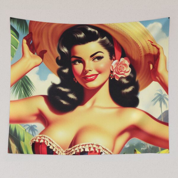 Item preview, Vintage Hot Summer Pin-up designed and sold by PulpVintage.