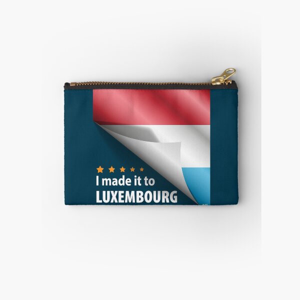Item preview, I Made It To LUXEMBOURG Flag Letzebuerg Flag Sticker T-Shirt 01 designed and sold by LocationInks.