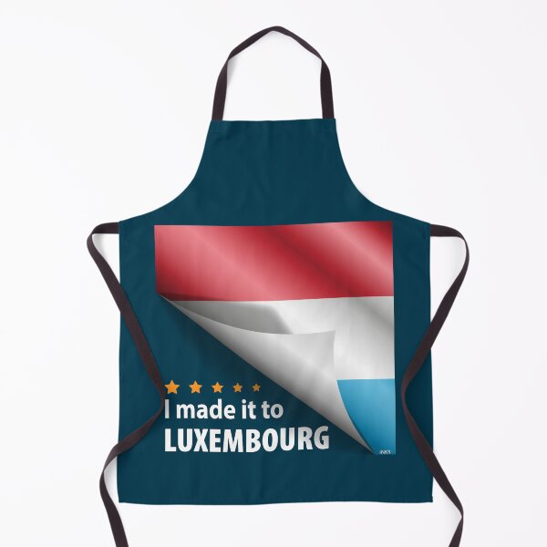 Item preview, I Made It To LUXEMBOURG Flag Letzebuerg Flag Sticker T-Shirt 01 designed and sold by LocationInks.