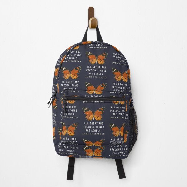 Item preview, John Steinbeck quote: All great and precious things are lonely. designed and sold by artbleed.