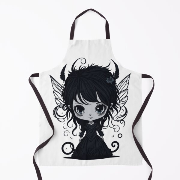Item preview, Adorable Big Eyed Dark Fairy Pixie - Dark Colors designed and sold by TGAL2.