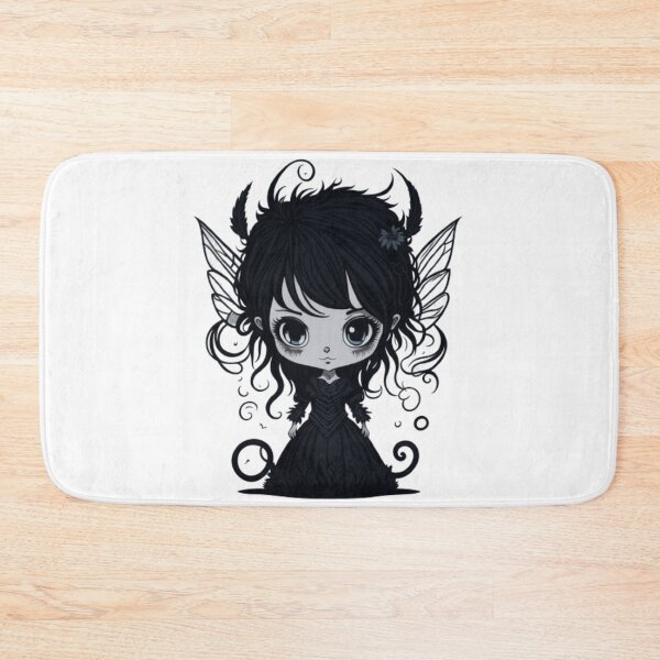 Item preview, Adorable Big Eyed Dark Fairy Pixie - Dark Colors designed and sold by TGAL2.