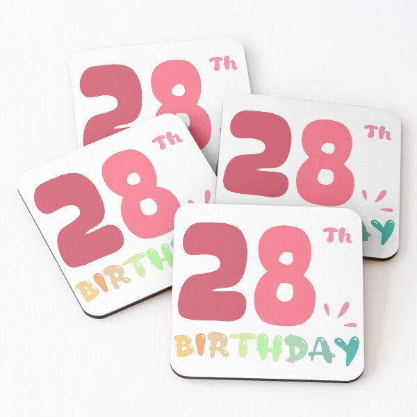 Item preview, Happy 28th Birthday designed and sold by SimpleP.