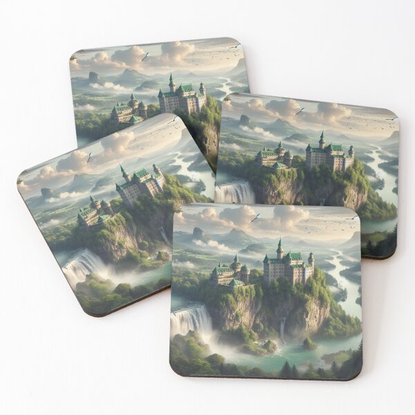 Item preview, Enchanted Castle Amidst Nature’s Embrace designed and sold by Algo-Palette.