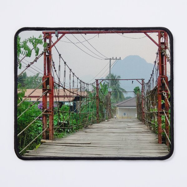 Item preview, Above the Waters: The Vang Vieng Suspension Bridge designed and sold by franck380.