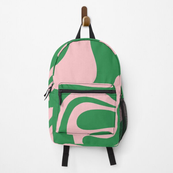 Item preview, Retro Liquid Swirl Abstract 2 in Green and Pink designed and sold by kierkegaard.