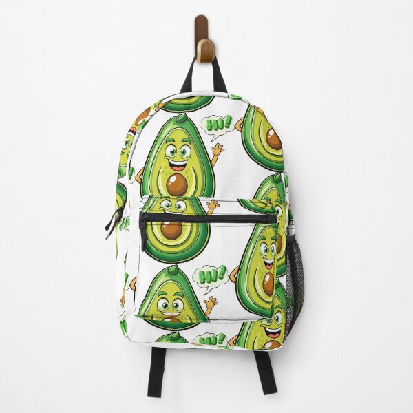 Item preview, Avocado say HI! funny smiling avocado illustration , sticker design designed and sold by NatalkaP.