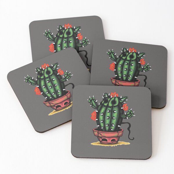 Item preview, Cactus flower cat designed and sold by RalucaIov.