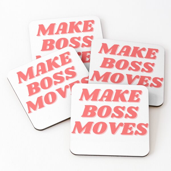 Item preview, make boss moves, red designed and sold by ChiWellness Shop.