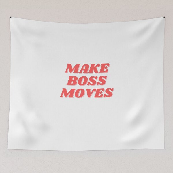 Item preview, make boss moves, red designed and sold by ChiWellness Shop.