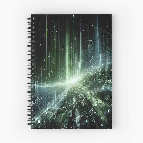 Item preview, Mesmerizing Digital Rain Green Graphic Art - Futuristic Design designed and sold by PandaTShirtShop.