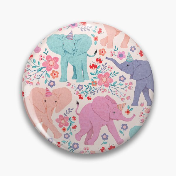 Item preview, Elephants Entertain with Wonderful Wildflowers designed and sold by Perrin Le Feuvre.