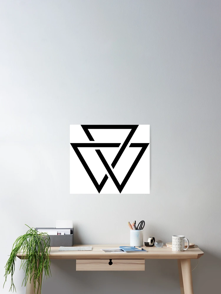 Thumbnail 2 of 3, Poster, Triangle Mood designed and sold by Rave-On.
