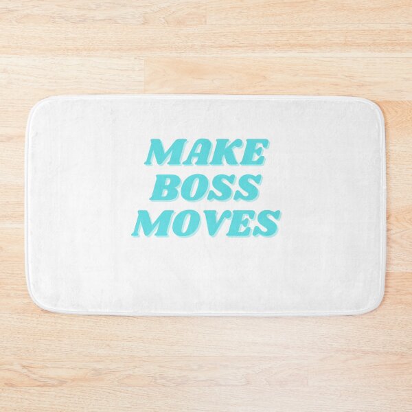 Item preview, make boss moves, turquoise  designed and sold by ChiWellness Shop.