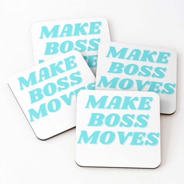 Item preview, make boss moves, turquoise  designed and sold by ChiWellness Shop.